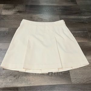 Tory Burch Sport Pleated Skirt Ivory Size 6